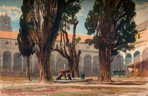 Santa Maria Degli Angeli, Roma, c1870 de Alfred Waterhouse