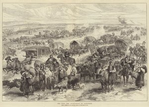 A guerra, a evacuação de Alexinatz