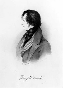 Retrato de Benjamin Disraeli (1804-81) 1837
