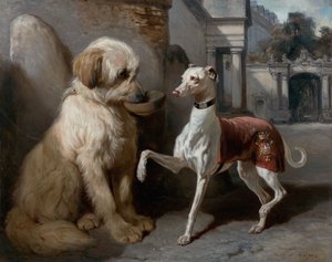Francês: Riche et Pauvre de Alfred De Dreux