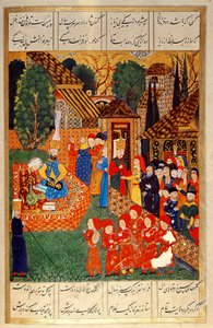 Um oficial Janissary recrutando devsirme para o Sultão Suleyman I (1495-1566), do 