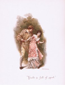 A juventude é cheia de esporte, de Some Old Love Songs publicada por Hildesheimer & Faulkner, 1892