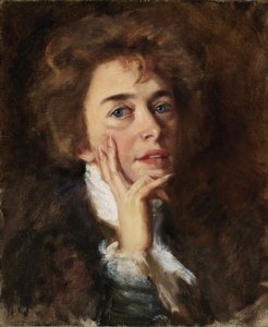 Autorretrato com a Jabot de Alice Pike Barney