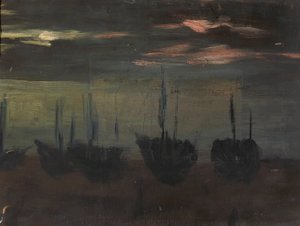Navios ao luar de Alice Pike Barney