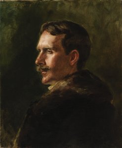 O Casaco de Pele, c. 1898. de Alice Pike Barney