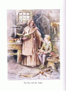 The Boy and the Angel, ilustração de