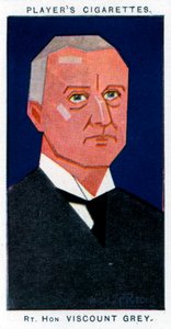 Edward Gray, 1º visconde Grey de Fallodon, político britânico, 1926.