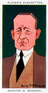 Guglielmo Marconi, inventor italiano, 1926.