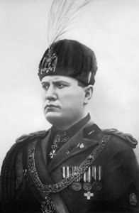 Benito Mussolini (foto a p/b) de Fratelli Alinari
