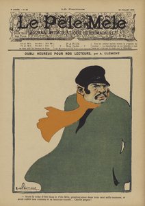 Esquecido feliz por nossos leitores. Ilustração para o Pelé-Mele, 1902