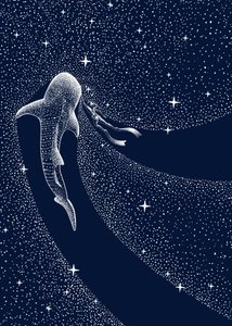 Viagem Cósmica do Tubarão-baleia de Alirıza ÇAKIR