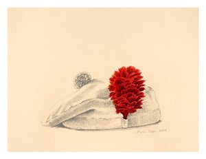 Uma penugem do Black Watch Red, 2004 de Alison Cooper