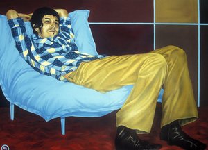 Daydreamer (acrílico e óleo sobre tela)