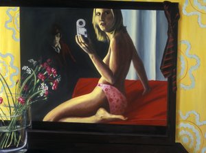 Roupa interior, 2000 (acrílico sobre tela)