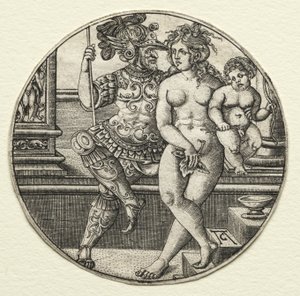 Marte, Vênus e Cupido, 1520s.