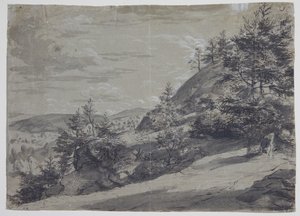 Paisagem montanhosa de Allaert van Everdingen