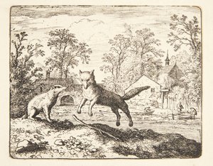 Renard multado por delitos de Allaert van Everdingen