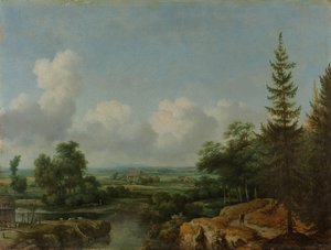 Paisagem sueca de Allaert van Everdingen