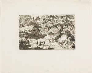 A cabana em ruínas de Allaert van Everdingen
