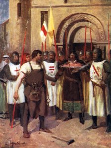 Hubert de Burgh e o Ferreiro (lito colorido)