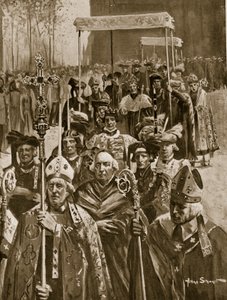 A procissão da coroação de Ricardo III de Allan (after) Stewart