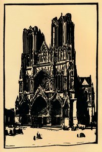Catedral de Reims, 1914, 1918 de Allan Douglass Mainds