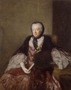 Retrato da Sra. Mary Martin, 1761 de Allan Ramsay