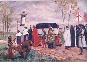 Enterro de St Hugh, ilustração de Children