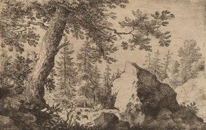 Boulder in the Woods, provavelmente c. 16451656.