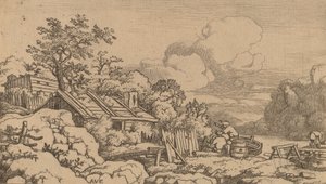 Cabana do Carpinteiro, provavelmente c. 16451656. de Allart van Everdingen