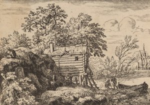 Cabana do Pescador, provavelmente c. 16451656. de Allart van Everdingen