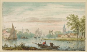Paisagem fluvial de Allart van Everdingen
