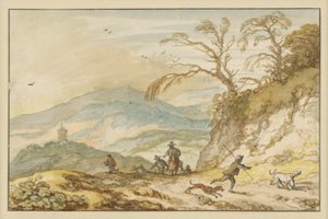 Paisagem montanhosa de Allart van Everdingen