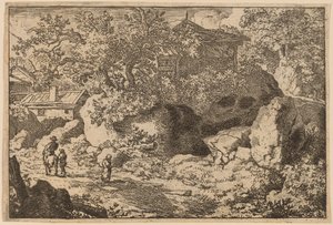 Camponês a Cavalo, provavelmente c. 16451656. de Allart van Everdingen
