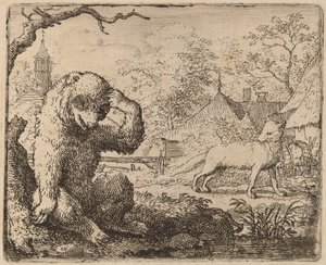 Reynard Zomba do Urso Aflito, provavelmente c. 16451656.