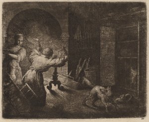 Reynard Steals a Capon from the Pastor de Allart van Everdingen