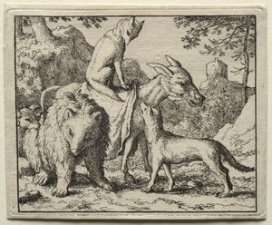 Reynard o Fox. de Allart van Everdingen
