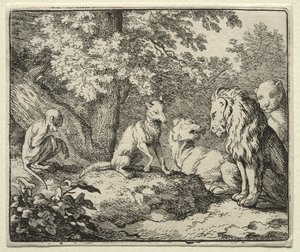 Reynard the Fox: Mais um falso testemunho de Reynard. de Allart van Everdingen