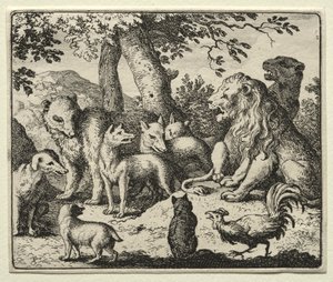Reynard the Fox: Reynard se exonera de Allart van Everdingen