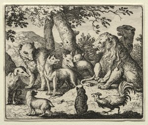 Reynard the Fox: Reynard se exonera. de Allart van Everdingen