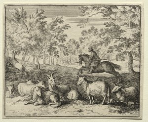 Reynard the Fox: A perseguição do veado. de Allart van Everdingen