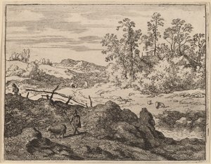 Pastor com Cordeiro, provavelmente c. 16451656. de Allart van Everdingen