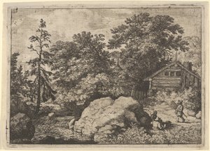 A Colina, século XVII. de Allart van Everdingen