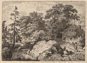O Knoll, provavelmente c. 16451656. de Allart van Everdingen