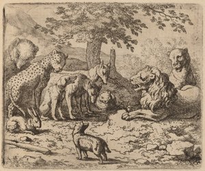 O Leão Procura Conselho, provavelmente c. 16451656.
