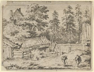As Três Casas, século XVII. de Allart van Everdingen