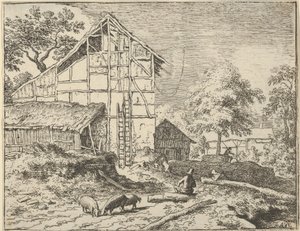 As Duas Escadas, século XVII. de Allart van Everdingen