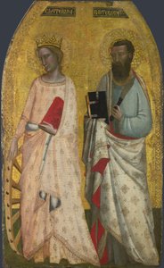 Santos Catarina e Bartolomeu, ca 1350