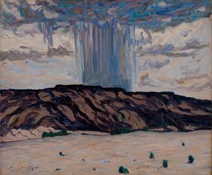 Cloudburst em Black Mesa, Novo México, 1925.