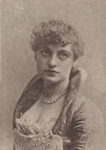 Charlotte Tittell, da série Atrizes N67 promovendo Virginia Brights Cigarett..., ca. 1888. de Allen and Ginter